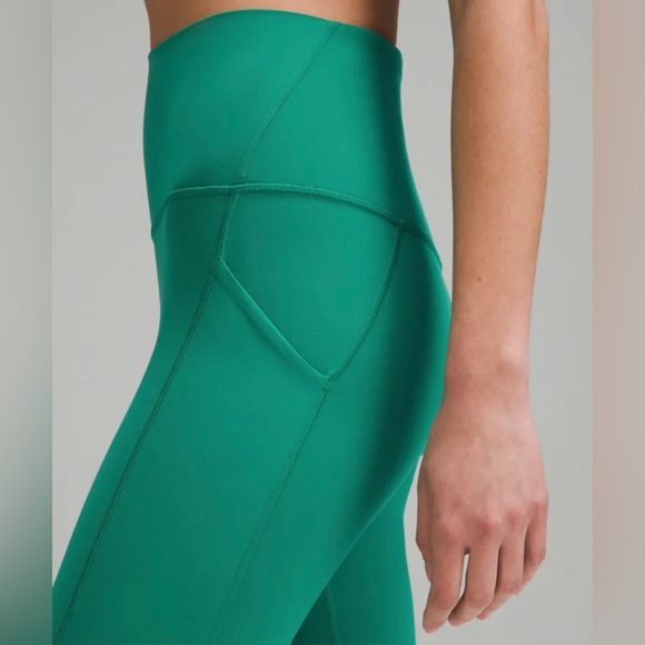 Lululemon Align HR Pant with Pockets 23" Cascade Green Size 12 💚 - Picture 4 of 8
